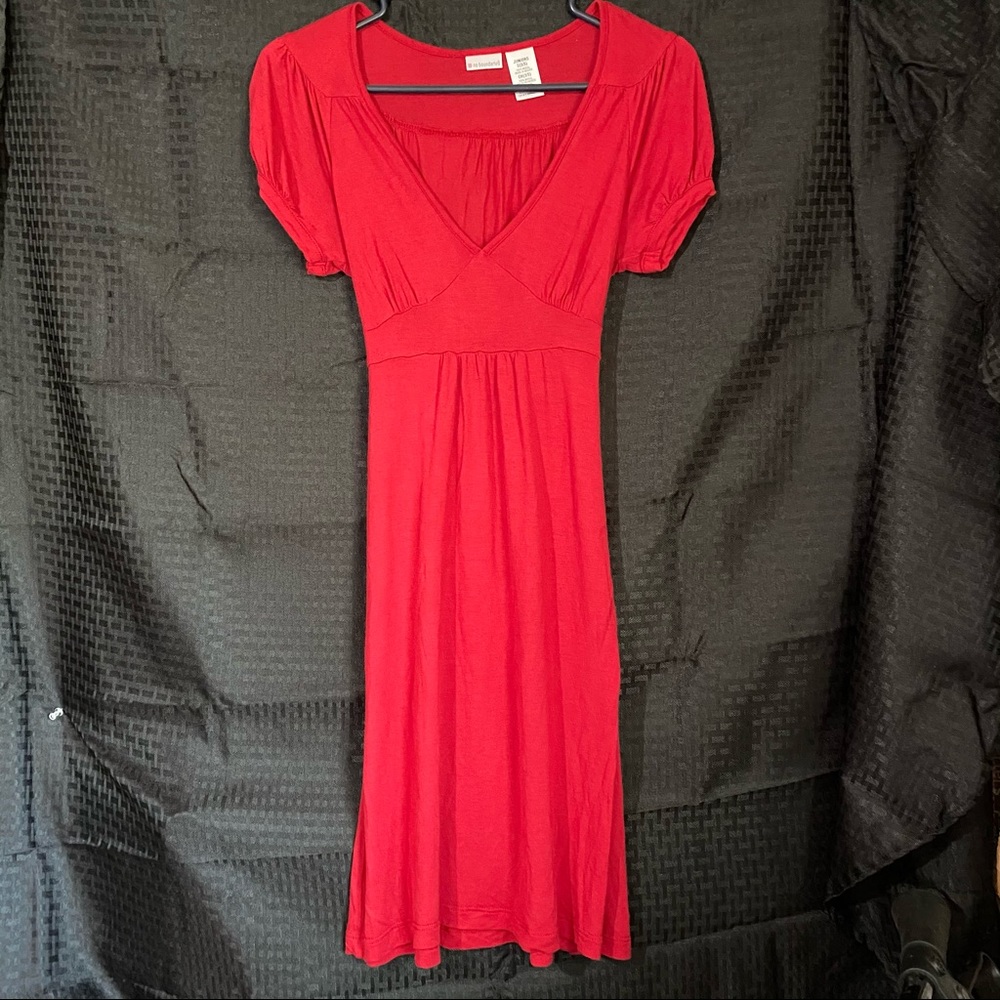 Beautiful soft red dress